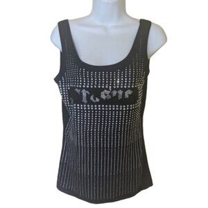PARASUCO  Exquisite Sparkly Black Camisole Size Medium  ---